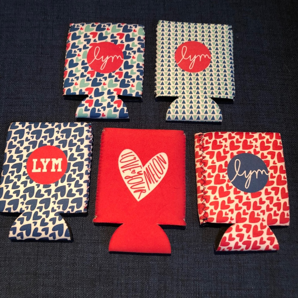 new LOVE YOUR MELON can koozies